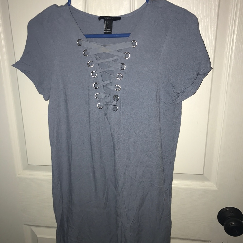 Blue dress